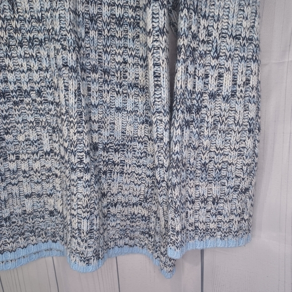 Vintage Y2K Southpole Knit Sweater Mens Size Medium Blue Big Front Logo Casual - Picture 12 of 13